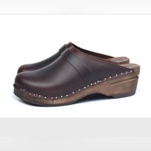 Troentorp Da Vinci Brown Clogs Size 41/10